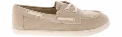 Canvas Shoes|Flat|UNIONBAY Union Bay Fairway Canvas Women’s Boat Shoe Beige