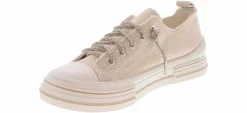 Canvas Shoes|Comfort Shoes|VERY G Aman Sparkle Women’s Casual Shoe Beige