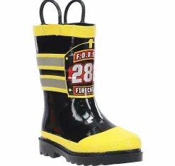 Boots|Outdoor Shoes|WESTERN CHIEF FDUSA Firechief Youth Boys' (11-4) Rain Boot Black