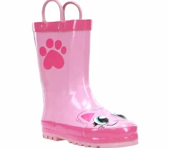 Boots|Outdoor Shoes|WESTERN CHIEF Kitty Toddler Girls' (5-10) Rain Boot Pink