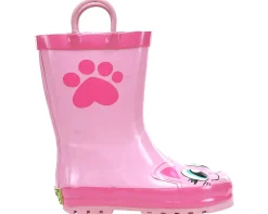 Boots|Outdoor Shoes|WESTERN CHIEF Kitty Toddler Girls' (5-10) Rain Boot Pink