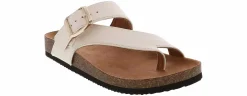 Sandals|WHITE MOUNTAIN Grades Toe Loop Youth Girls' (13-5) Footbed Sandal White