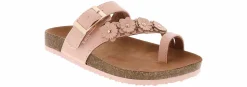 Sandals|WHITE MOUNTAIN Graffito Blush Youth Girls’ (11-3) Footbed Sandal Pink