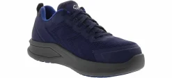 Safety Toe Athletics|Slip Resistant|WOLVERINE Bolt Men’s Composite Toe Work Shoe Blue