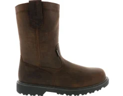 Safety Toe Boots|WOLVERINE Floorhand Men's Steel Toe Work Boot Brown