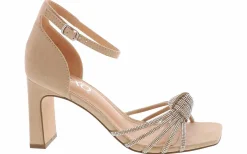Heeled Sandals|Special Occasion|XOXO Flavia Women’s Fashion Heel Beige