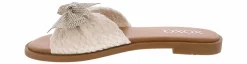 Flat Sandals|XOXO Maxine Off Bow Women’s Fashion Sandal White
