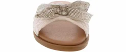 Flat Sandals|XOXO Maxine Off Bow Women’s Fashion Sandal White